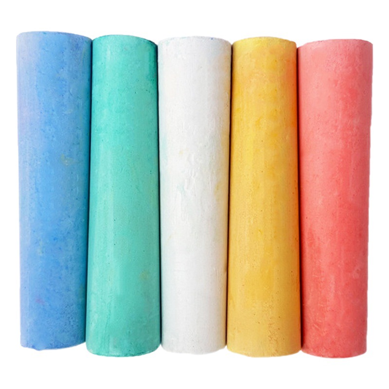 Gran tiza gruesa de gran tamaño acera negrita pintura al aire libre gran tiza madera nave acero grueso tiza