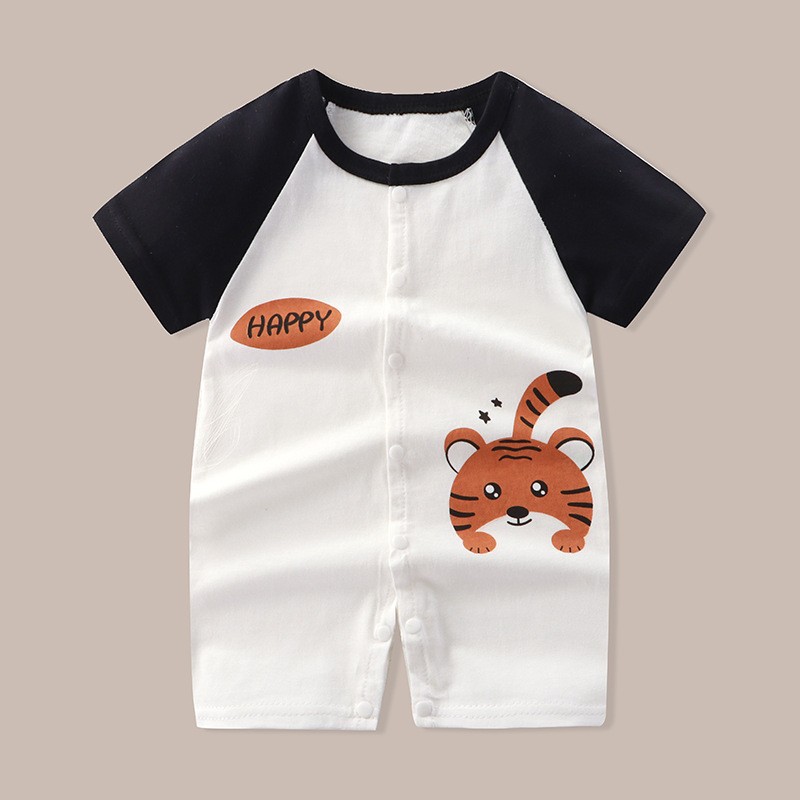 Cassane short climb-black sleeve tiger