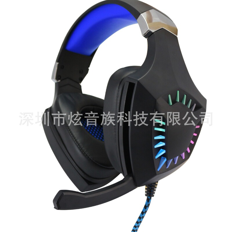 Manufacturer supply for XBOX ONE/PS4 // PC/phone headset wired RGB luminous headset