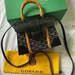 高版本批发戈雅goyard木条硬西贡包狗牙迷你包手提单肩斜跨女包包