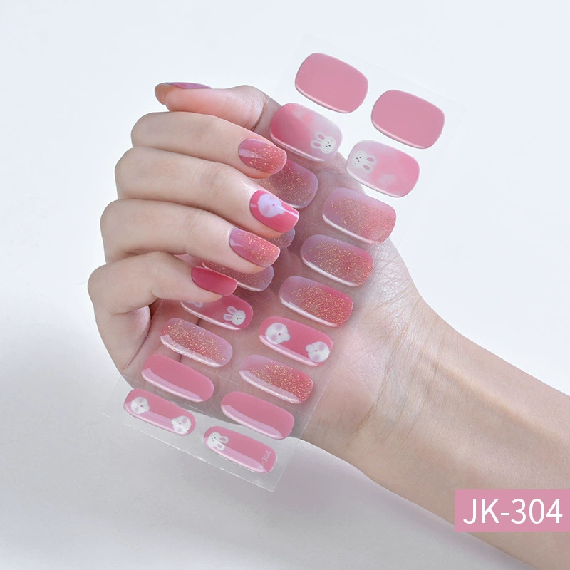Набор для ногтей XT Gel с наклейками, искусственные ногти и лак для ногтей