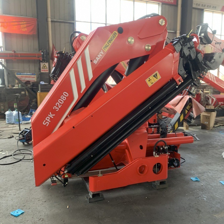 [Chengli Group] Palfinger 12 toneladas de grúa de brazo plegable con grúa de elevación doble suministro exclusivo de exportación de grúa de ingeniería
