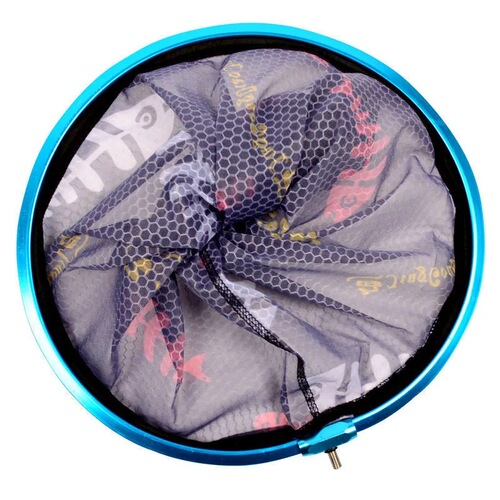 Aluminum alloy net copying head deepened and thickened aluminum ring anti-hook fish bone netfly copying head big object black pit honeycomb copy net
