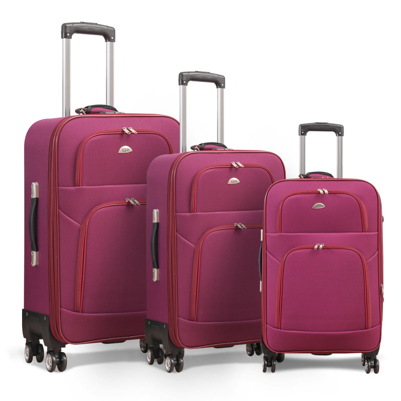 Trolley de comercio exterior de tres piezas, maleta con contraseña, equipaje de viaje 20 24 28 pulgadas abs, exclusivo transfronterizo para venta al por mayor