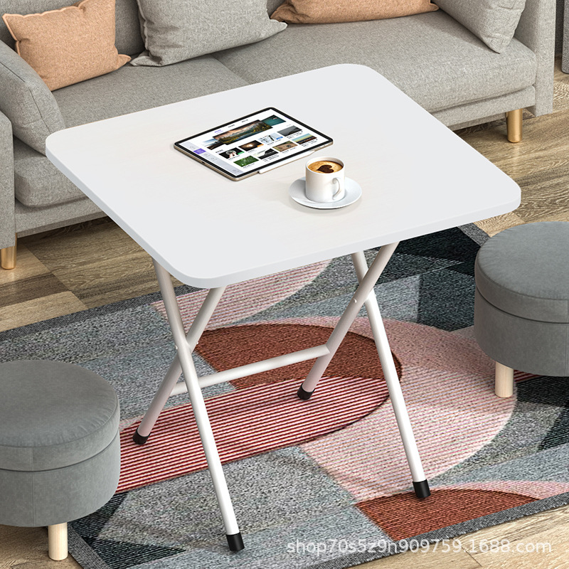 Mesa plegable simple mesa de comedor dormitorio plegable casa de alquiler mesa pequeña cabina de niñas