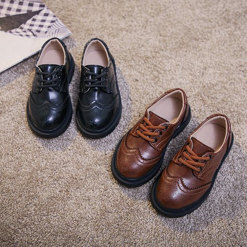 Girls versatile small leather shoes  new soft-soled children's shoes British style baby shoes retro men's shoes performance shoes