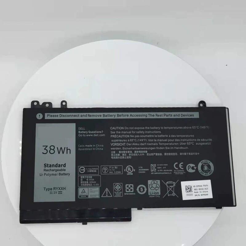 For Dell DELL Latitude 3160 E5450 E5550 E5250 RYXXH Laptop Battery