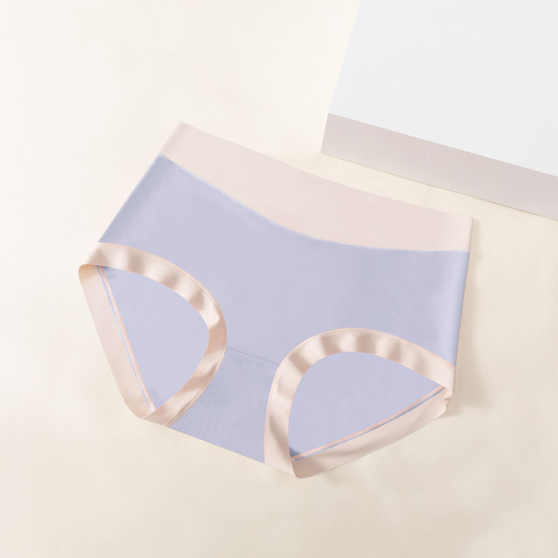 Dulce chica simple ropa interior modal suave elástica desnuda cintura alta vientre contrayendo cadera seda ropa interior antibacteriana