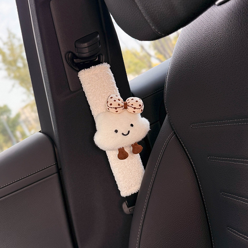 New creative cloud car car seat belt shoulder pad cute decorative anti-wear clothes a couple of women
