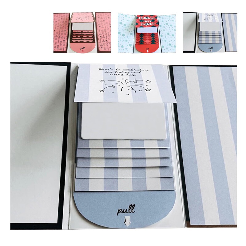 tumu亚马逊创意新款ChristmasGift Card Holder Book圣诞礼品卡册|undefined