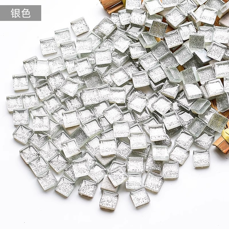 200 グラム diy マルチグリッターモザイクコレクションクリスタルフリーストーンガラス子供の手作り材料粒子|undefined