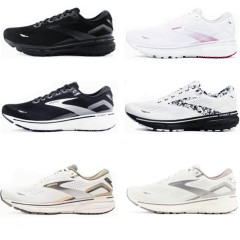 莆田イークス ブルックス ゴースト ゴースト 15 Max 衝撃吸収性と耐摩耗性のローカット マラソン ランニング シューズ トレンド