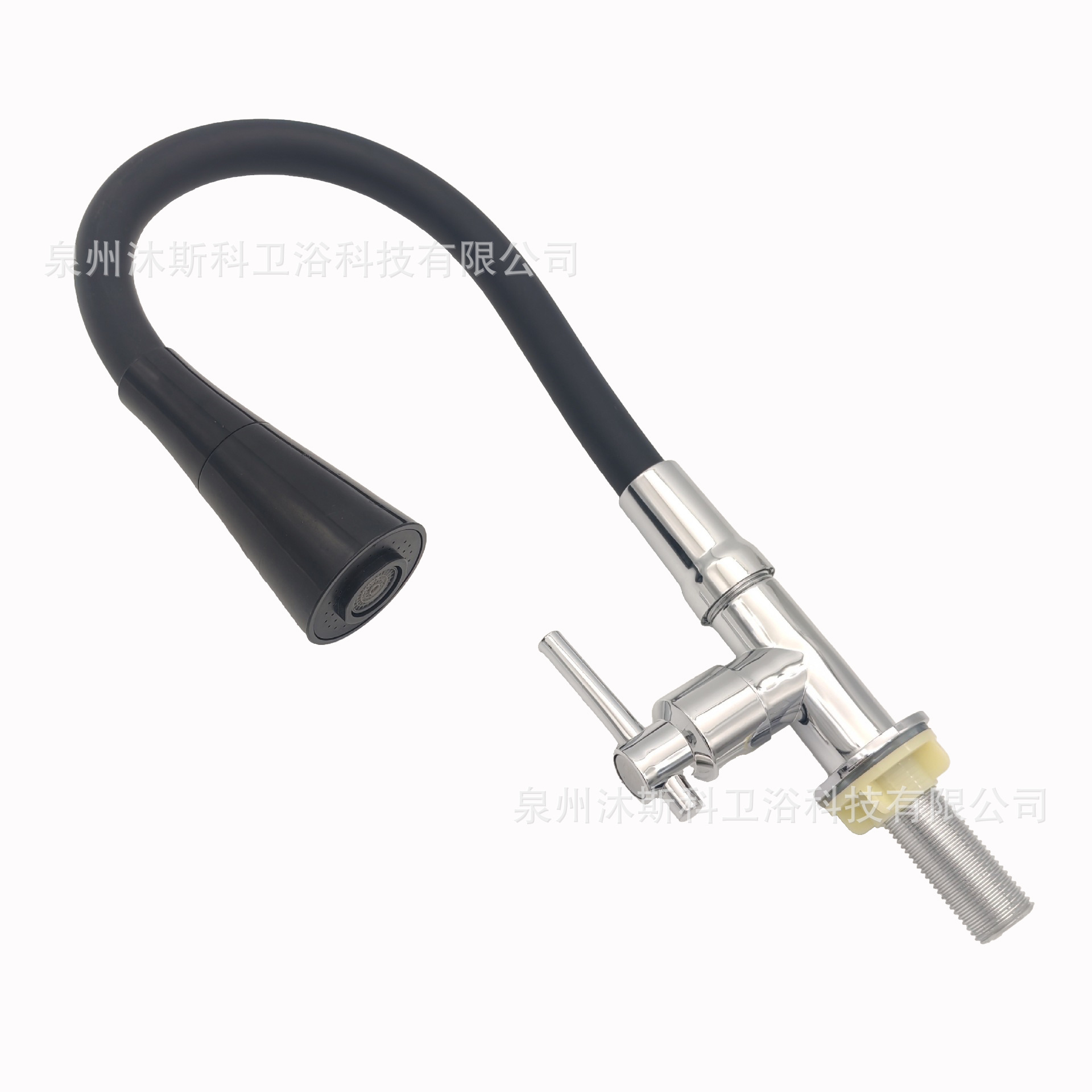 Transfronterizo negro universal tubo de aleación de zinc ángulo tipo grifo único color 4 ángulo de cocina universal grifo frío único