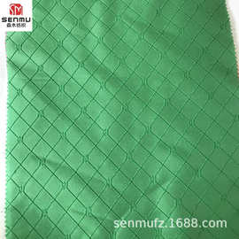 新款菱形大格子色织提花面料 锦涤几何提花色织布 欧美连衣裙布料