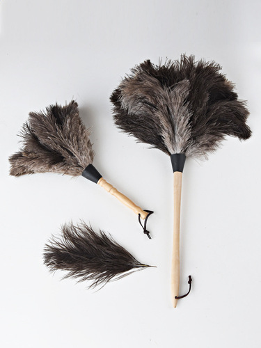 Ostrich feather wool duster Duster for electrical cabinets Cleaning home Feather duster Duster