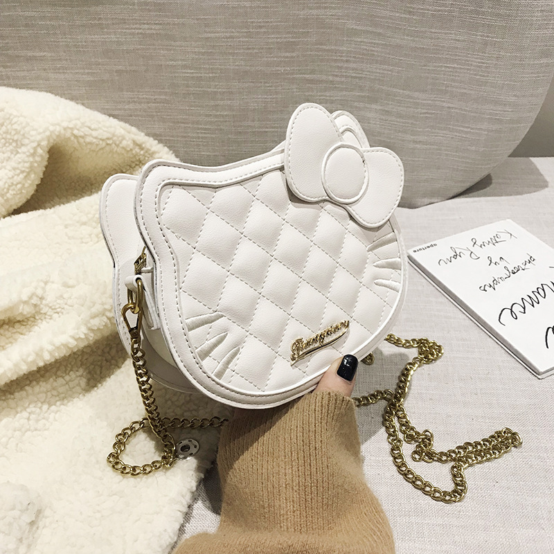 Kt Women's Bag Niche Quilted Chain Bag 2022 New Single Shoulder Crossbody Bag Women's Versatile Small Bag Cute Women's Bag