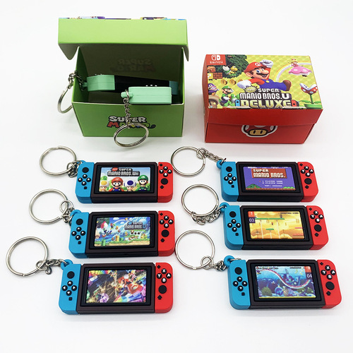 Switch Nintendo Gamepad Keychain Animal Crossing Super Mario Pendant Game Peripheral Pendant