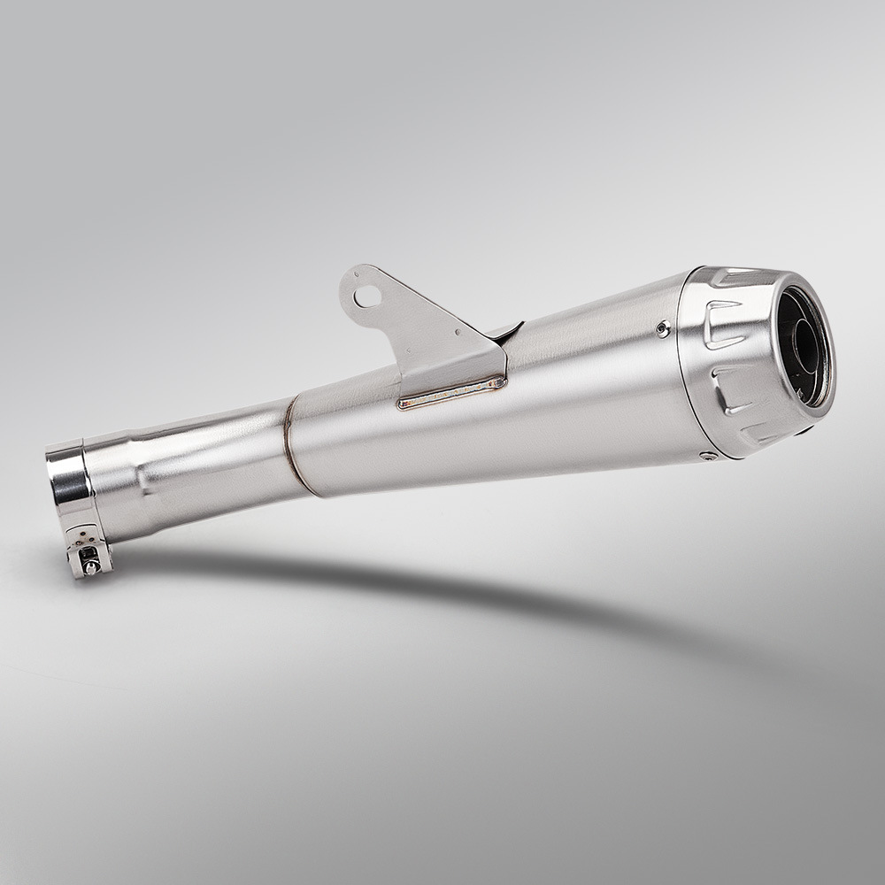 Suitable for Motorcycle Zhang Xue 500F Mid-Section Exhaust Pipe Aw30 Tail-Section Silencer, Connects to Original Exhaust