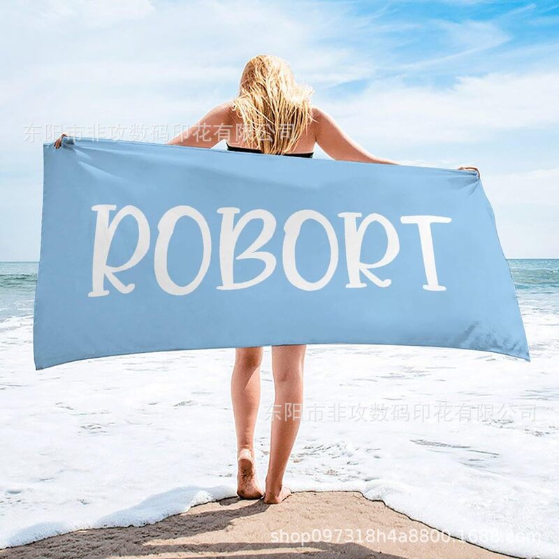 Hot personalized beach towel add your photo text logo custom photo bathroom towel gift