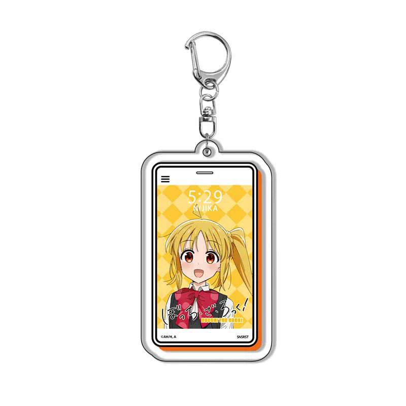 Acrylic Anime Keychain (Fujishada Liang) 5.5 cm, Rectangular Character Pendant