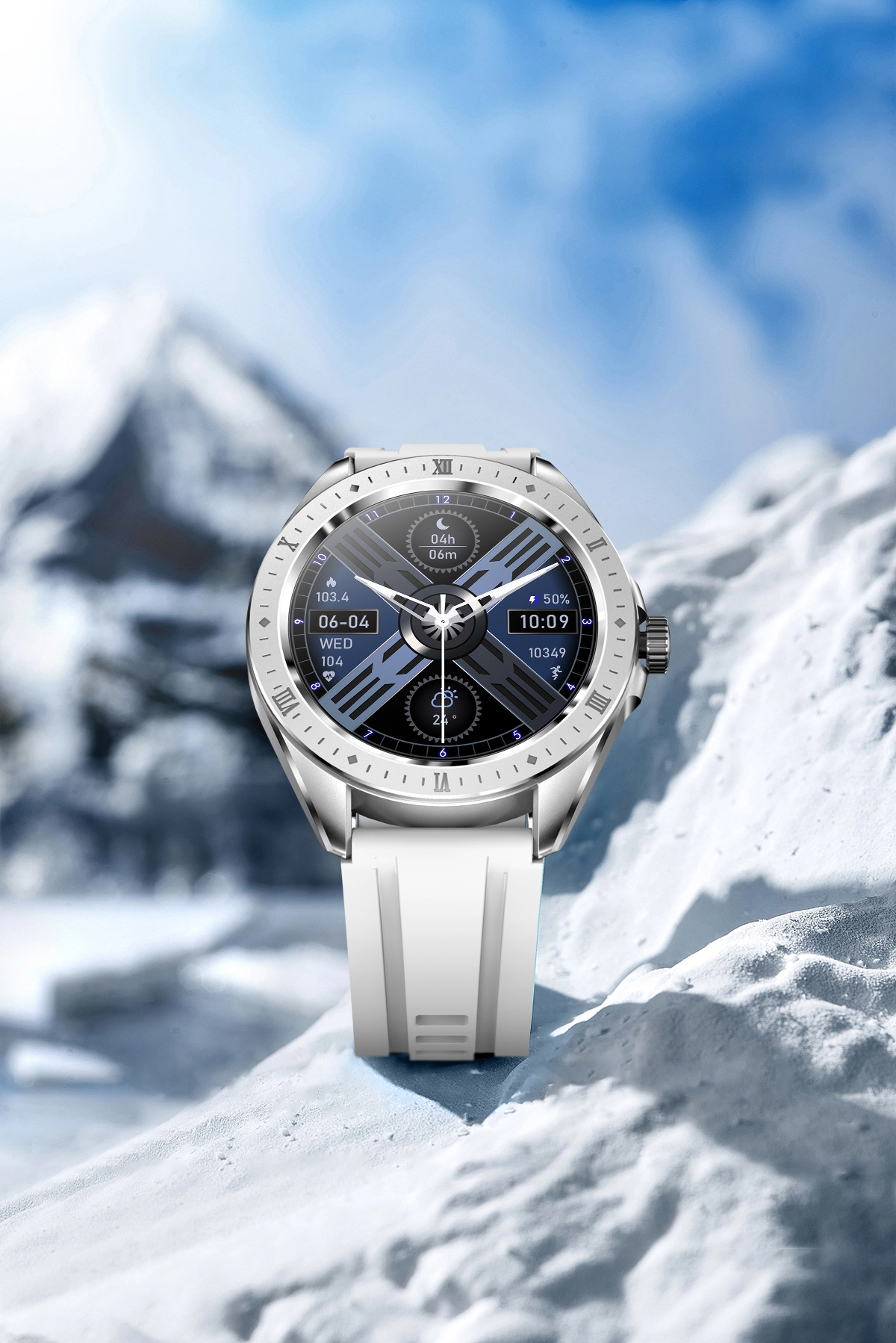 NX18 Smart Watch 1,39 tum Bluetooth ringer hjärtfrekvens blod_voghion.com