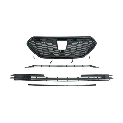Suitable for 23-25 Toyota Crown Land Cruiser Insect-Proof Net, Mosquito-Proof Water Tank Protective Net, Prevents Willow Fluff, No Disassembly Required (Automobile anti-insect net) - abs-bright-black-upper-insect-net-lower-insect-net-removable