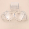Plastic square round box heart shaped, accessory, toy