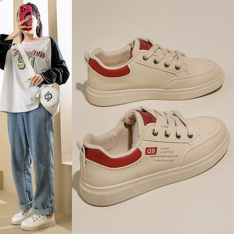 2024 Маленькие белые туфли дети осень новая корейская версия ins школьницы повседневная спортивная дикая доска уличная стрельба Q71