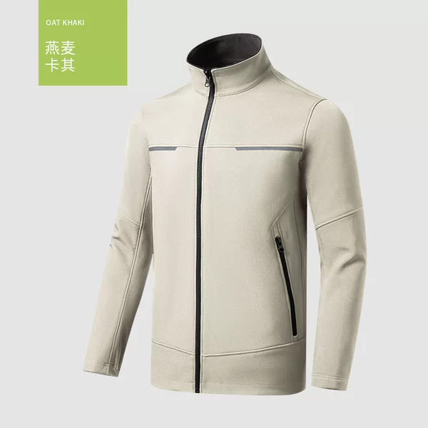 Dongguan manufacturers supply light luxury hard shell jacket jacket outdoor leisure business dual-use versatile fashion
