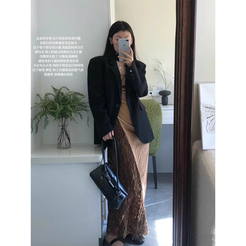 高级感灰色西装外套女秋2025新款韩系宽松休闲气质小西服早秋装|undefined