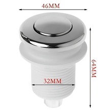 浴缸游泳洗脚盆食物垃圾处理器配件打气按钮airswitch气控