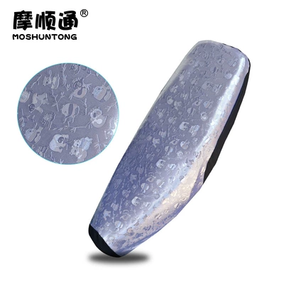 seat cover power 110C curved – Motorcycle cushion - curved-beam-car-panda-pattern