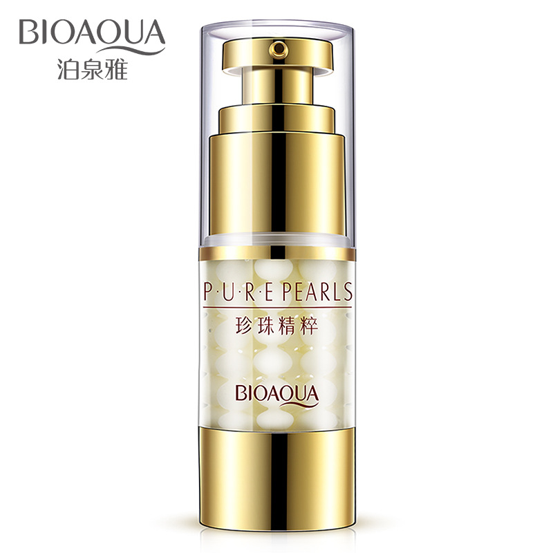 Boquanya Pearl Essence Crema de ojos hidratante y suavizante Hidratante y cuidado para reducir las ojeras alrededor de los ojos Crema de ojos genuina