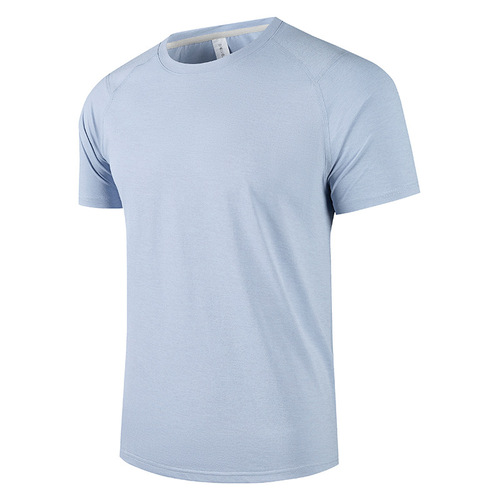 New round collar running t-shirt, sports quick-dry, short-sleeved T-shirt, cultural shirt, group clothes, workwear, company printing