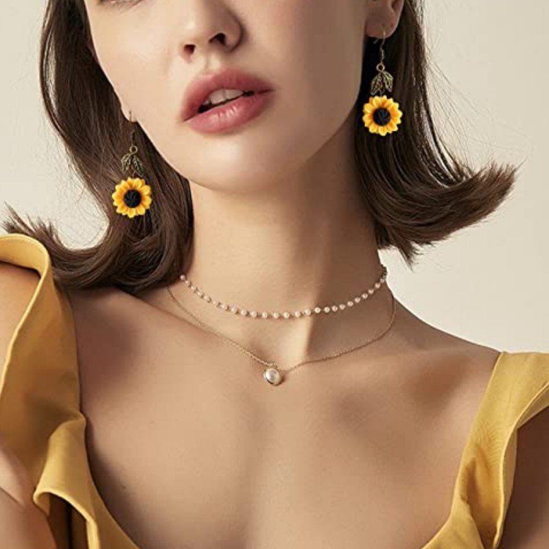 Sunflower Earrings