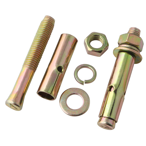 Manufacturer wholesales national standard expansion bolts, color-plated zinc pull-out screws, M6M8M10M12M14-M20 expansion screws