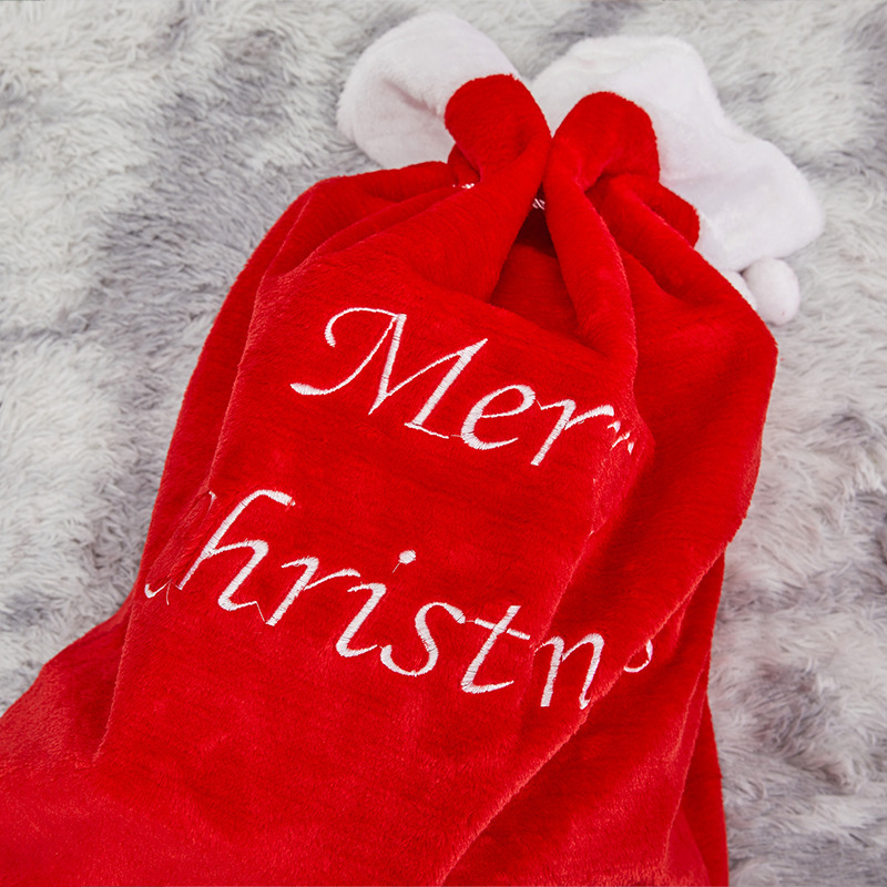 Navidad Papá Noel bolsas de regalo letras regalos de Navidad bolsas de dulces nochebuena regalos para niños jardín de infantes