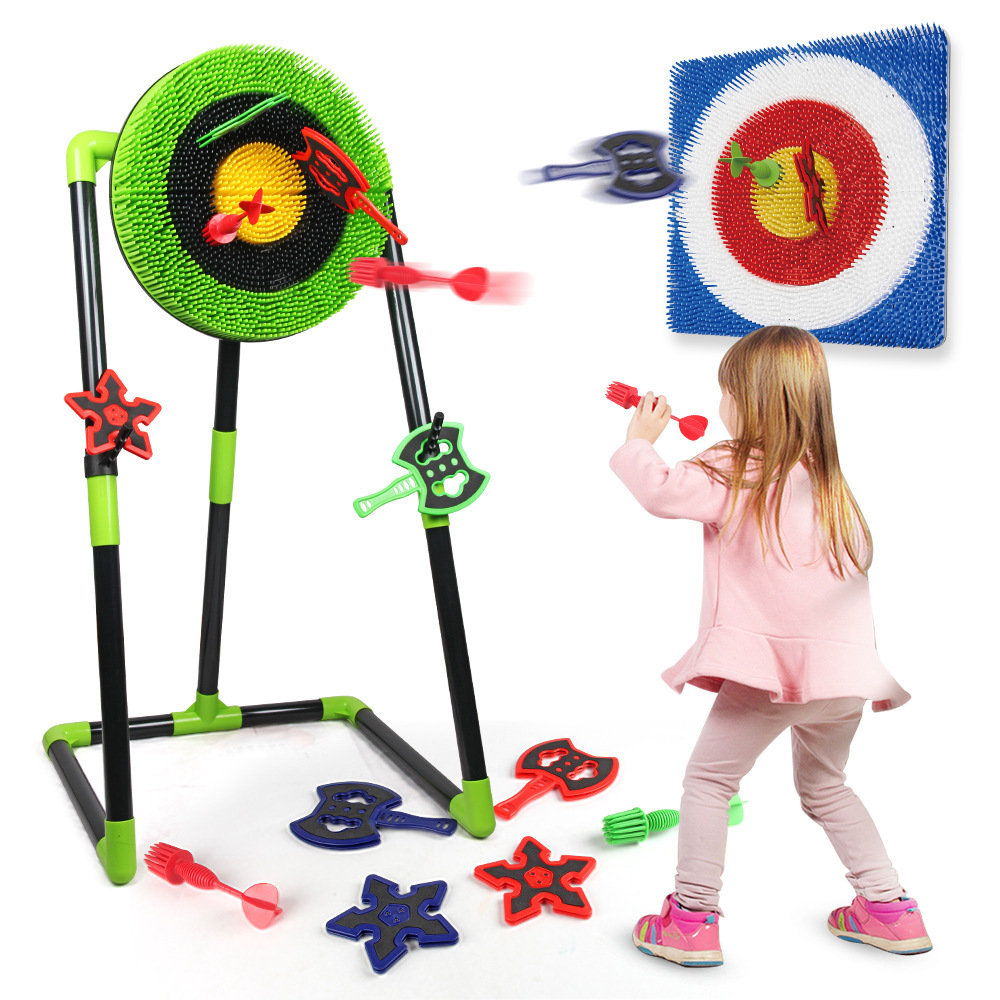 Juguetes de lanzamiento para niños con soporte con hacha para indoor y al aire libre lanzamiento de objetivos de exportación transfronteriza