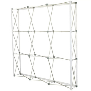 Foldable Eco-Friendly Tension Pop-up Banner Display LED Back