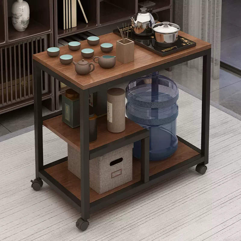 茶水柜可移动茶桌家用小茶台简约现代边几茶几小户型客厅沙发边柜