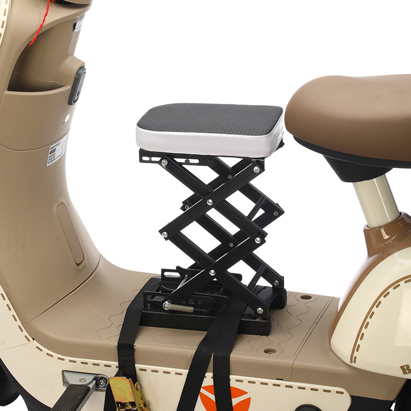 Electric motorcycle scooter electric motorcycle child seat front baby safety child sitting chair battery car stool