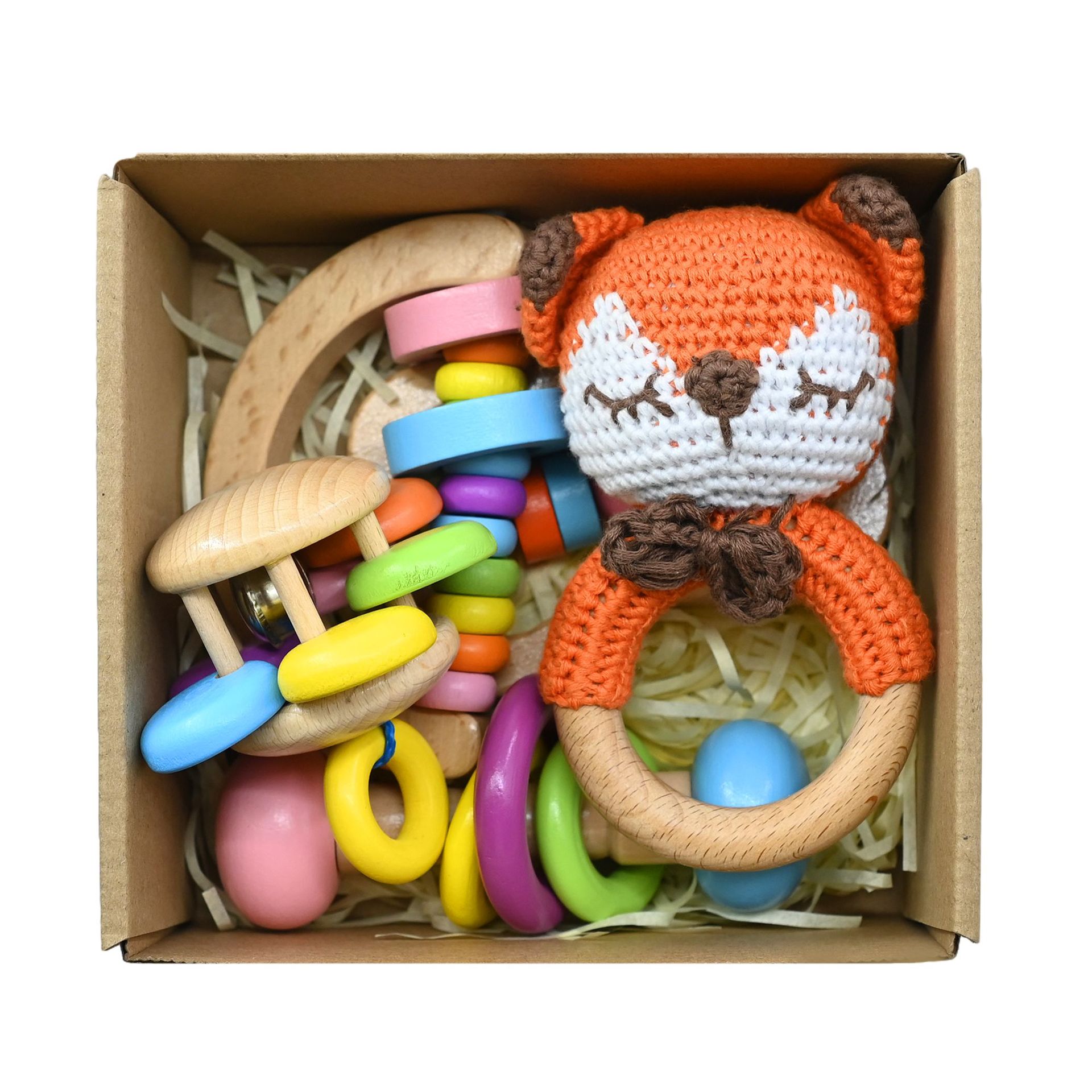 오렌지 여우 선물 상자