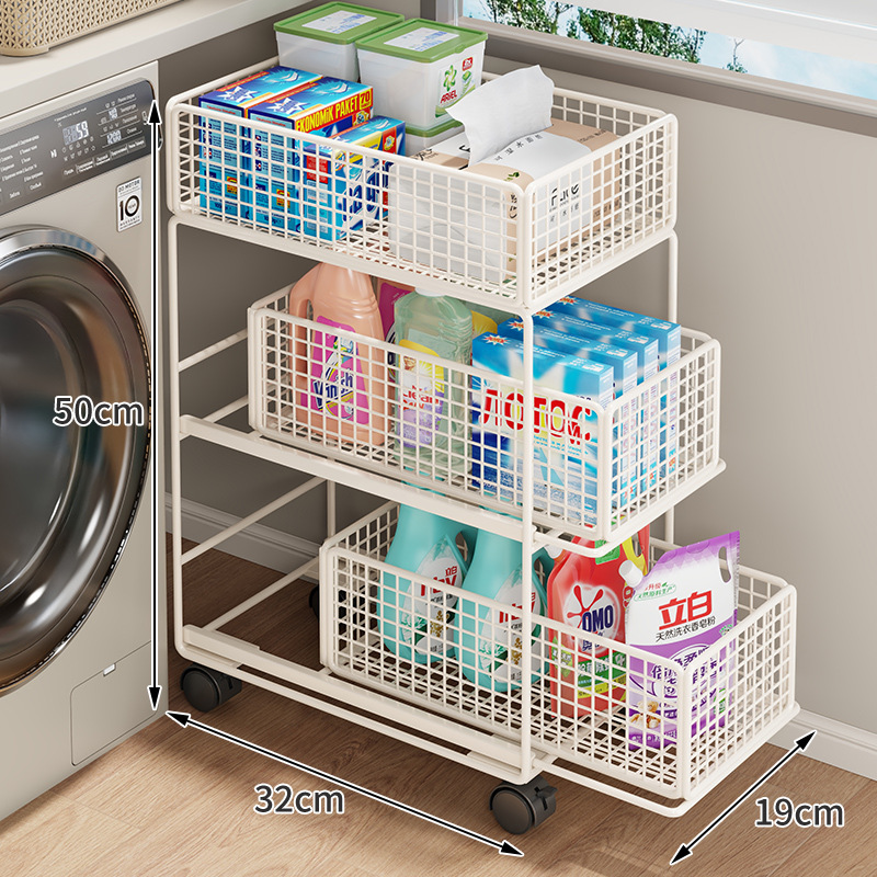 Carrito Organizador de Baño de Hierro Móvil para Baño image 8