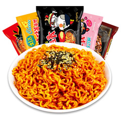 韩国进口三养火鸡面超辣鸡肉干拌面炸酱面奶油芝士速食泡面