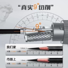 Deli VB161 sketch special pencil sharpener for art students professional manual pencil sharpener charcoal pencil rotary knife for students