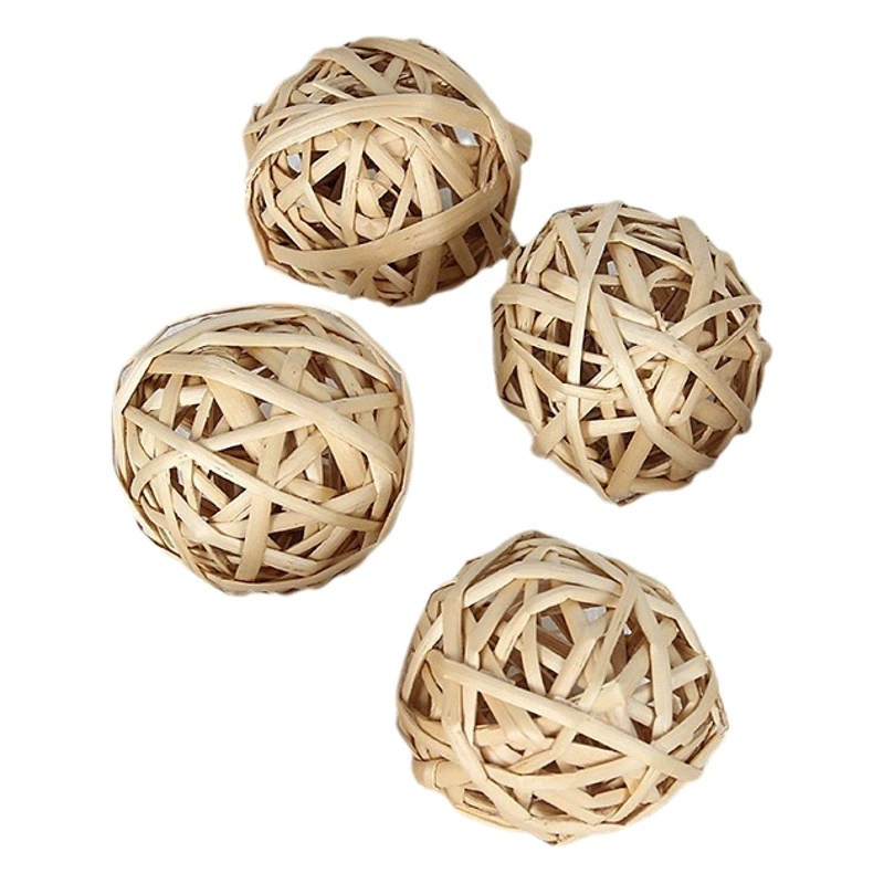 Деревянный шар из ротанга украшение из ротанга Мори Винтажные Украшения окна в пасторальном стиле реквизит для фотографий торговый центр украшения для детского сада