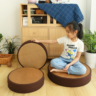 Japanese Tatami cushion Futon Seat cushion meditation Play cushion Windows Cushion circular thickening Buddha Hassock