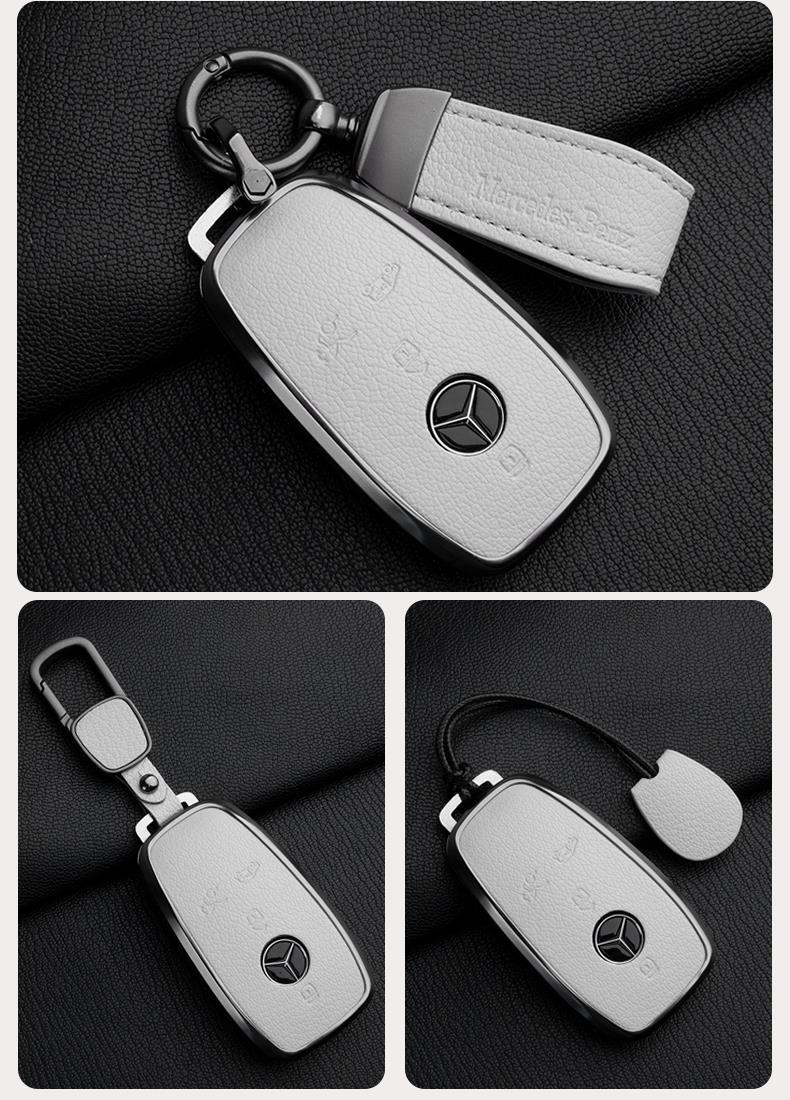 Suitable for the New Mercedes-Benz Vito Key Cover Genuine Leather 24 Models V300L Premium Version Vito V-Class V260 High-End Shell