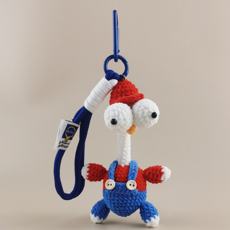 Cute and Interesting Staring Chicken Chick Bag Pendant Keychain Pendant Gift for Others 2025 New Style