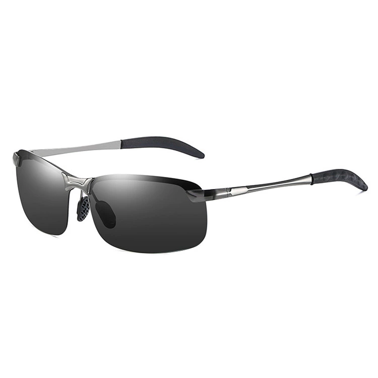 Driving day and night Monkey mosque 3043 Outdoor fishing men's polarized intelligent light sensitive metal discoloration sunglasses